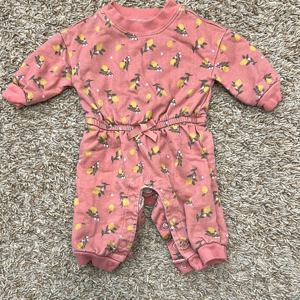 Floral Pink Kids One Piece